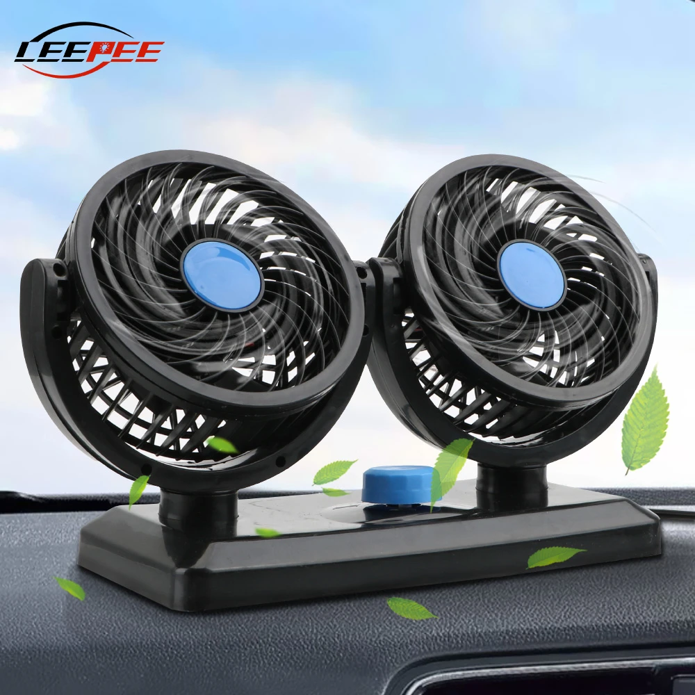 Mini ventilador coche de 12V y 24V, Enfriador de aire a bordo, máquina fuerte, camión, remolque, todoterreno, 4x4, accesorios para automóvil, Interior|Ventiladores y kits| AliExpress