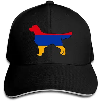

Men & Women Armenia Flag Golden Retriever Dogs Trucker Hats Baseball Cap