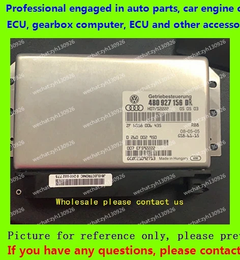  For Audi Car Transmission computer/01V Gearbox computer/4B0927156DP/4B0927156DR/4B0927156AL/4B09271