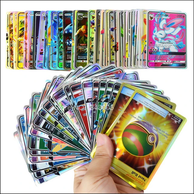 Pokemon Card Set 300pc Frenchenglish Includes 100 Tag Team 200 Gx 60 Vmax ▻   ▻ Free Shipping ▻ Up to 70% OFF