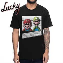 Удобный Марио хотел футболка унисекс новый пользовательский милый Классический круглый вырез Camiseta