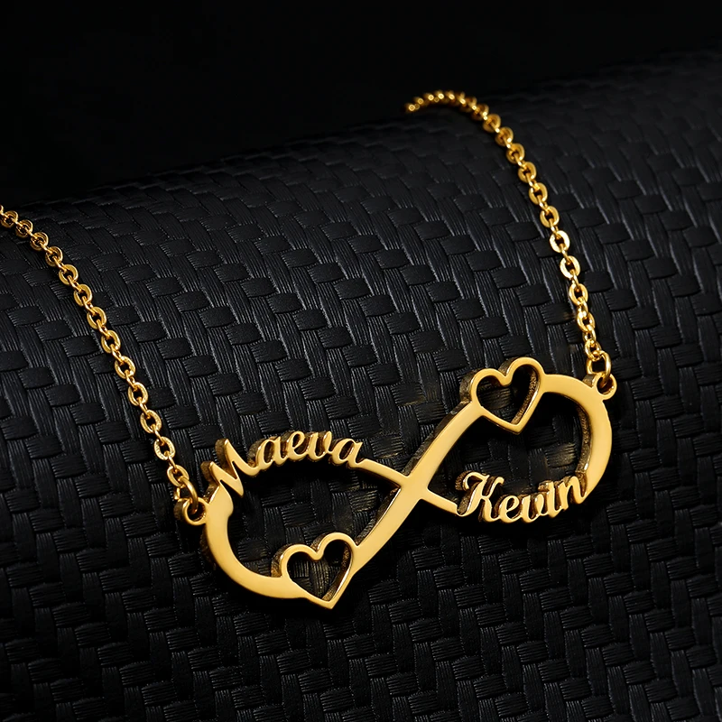 Custom Infinity Pendant Necklaces For Women Personalized Silver Color Chain Stainless Steel Infinity Necklaces Halloween Jewelry Customized Necklaces Aliexpress