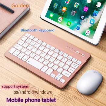 

Mini Wireless Keyboard Bluetooth Keyboard For ipad Phone Tablet Rubber keycaps Rechargeable keyboard For Android ios Windows