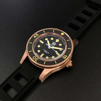 

Steeldive SD1952S CUSN8 Bronze Dive Watch Unidirection 120 Clicks Ceramic Bezel NH35 Automatic Dive Watch for Men