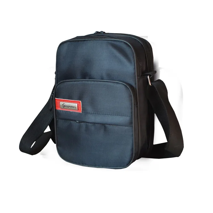 

2019 New Style Solid Color Soft Surface Shoulder Bag Korean-style Polyester Waterproof Bag Verticle Square Zipper Oxford Shoulde