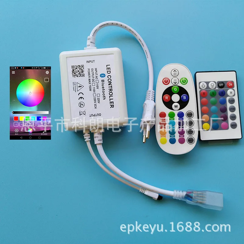 Напрямую от производителя продажи мобильного телефона Bluetooth APP контроллер RGB высокого давления световой бар контроллер Красочный Световой ремень LE