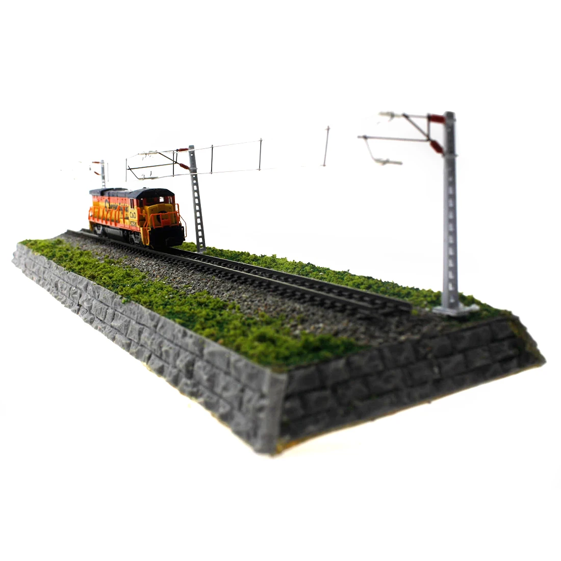 36X9 см 1: 160 N Масштаб Модель поезда трек песок стол железнодорожное украшение с Catenary/без Catenary