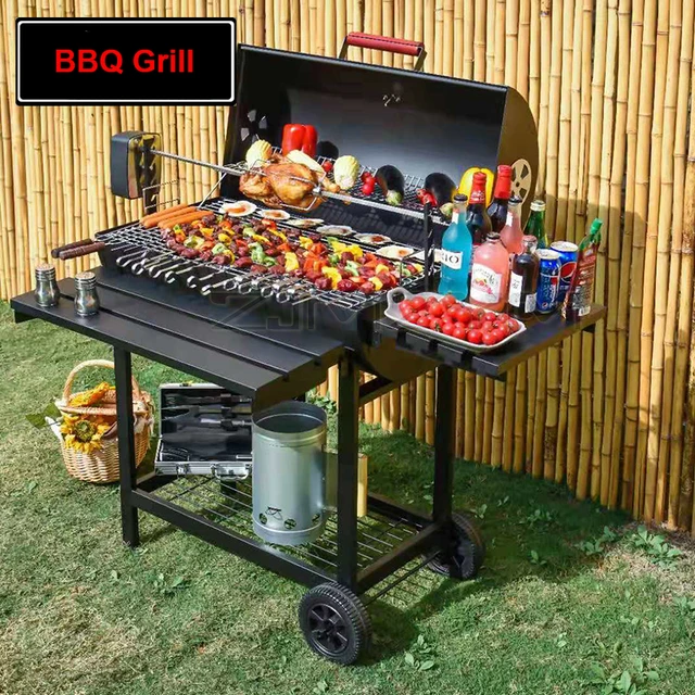 Household Charcoal Grill Courtyard Barbecue Rack Outdoor Barbecue Oven 5  Smoked American Bbq - Bbq Grills - AliExpress