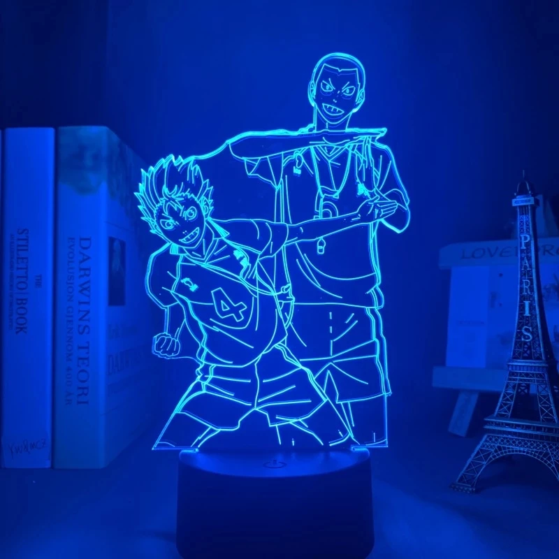 Dropshipp лампа 3d Аниме Драконий жемчуг кошма светильник для детей Украшения в