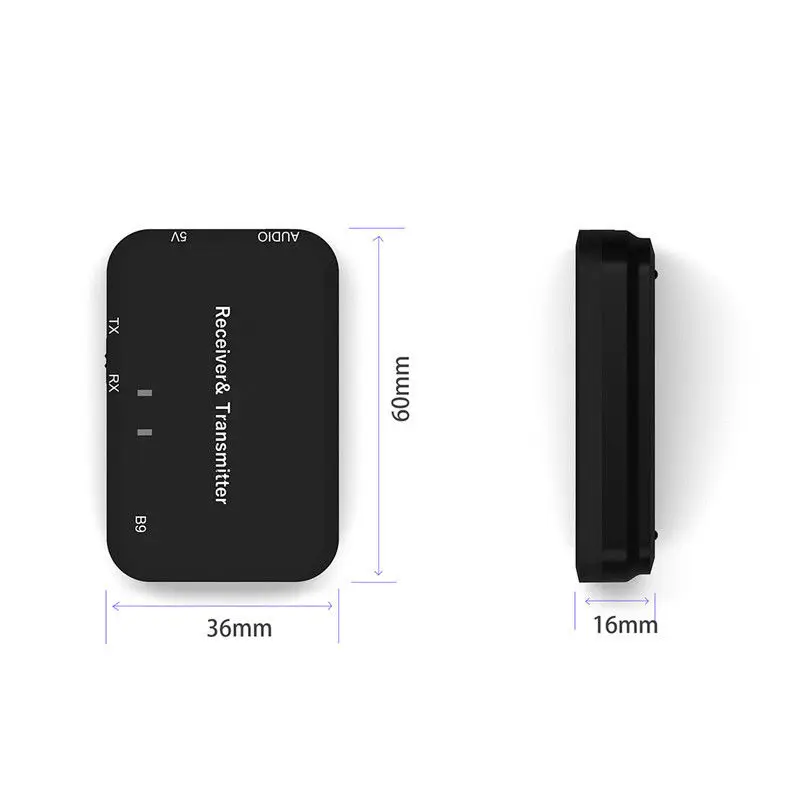 2в1 Bluetooth 4,2 беспроводной аудио передатчик приемник 3,5 мм Музыкальный беспроводной адаптер ТВ 15 м портативный мини