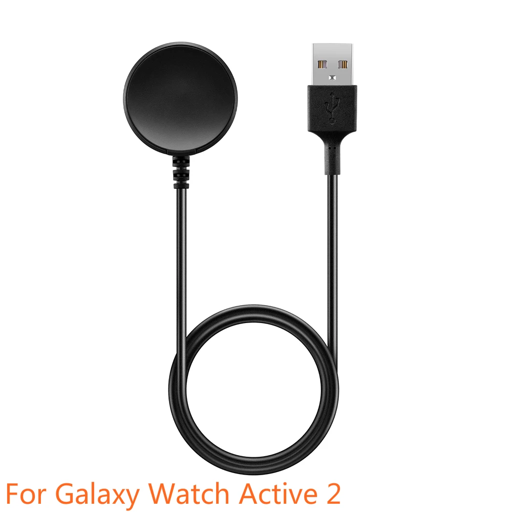 1M Fast Charger Cable For Galaxy Watch Active 2 USB Charger Dock Wireless Charger Cradle Base Station Smart Watch Accessories
