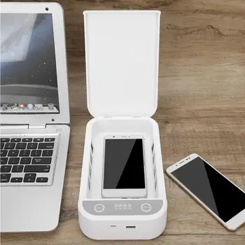 

ABS Portable Ultraviolet Case Multifunction Mobile Phone UV Box for Glasses Watches Cleaning