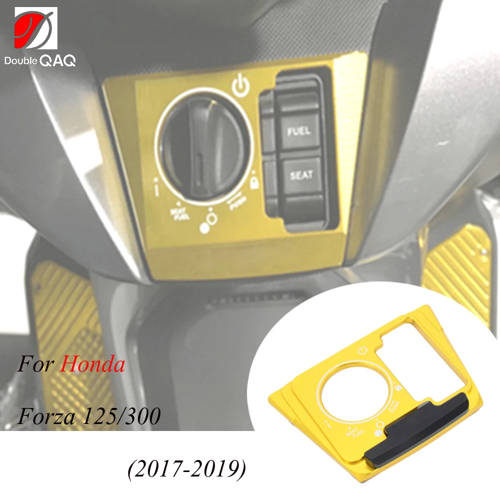 Мотоцикл для Honda For Forza300 250 125 MF13 2018-2020, аксессуары, переключатель логотипа FORZA, крышка электрического дверного замка, защитная пленка