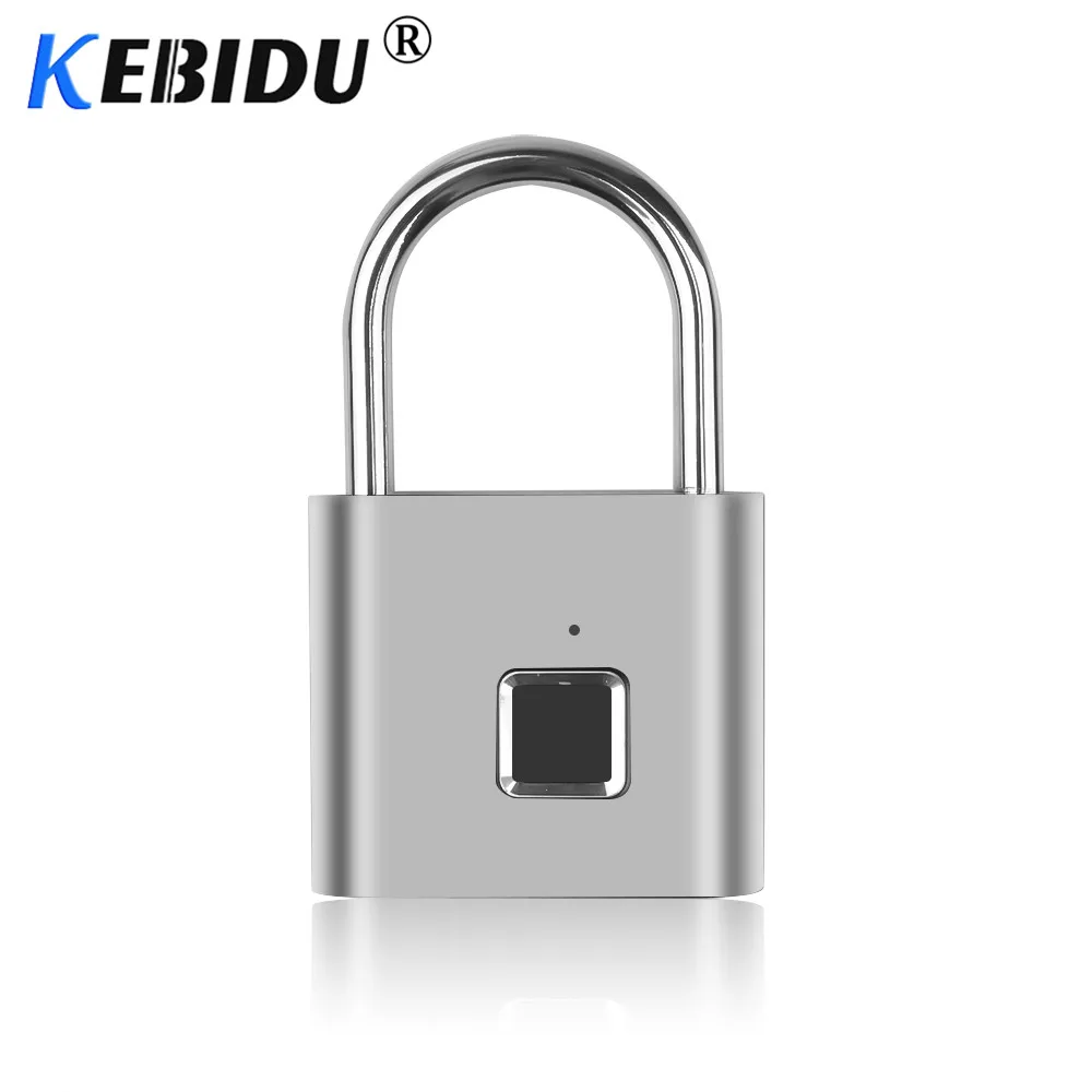 Безопасность Keyless USB Перезаряжаемый дверной замок отпечаток пальца умный замок Быстрый разблокировка цинковый сплав металл саморазвивающийся чип безопасности