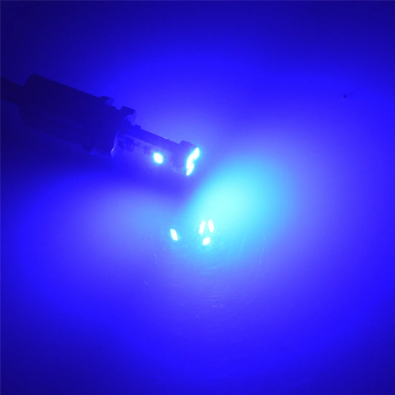 500 шт. T5 3014 SMD W1.2W 73 74 5 светодиодный фонарь для автомобиля, супер яркие лампы для интерьера, 12 В постоянного тока