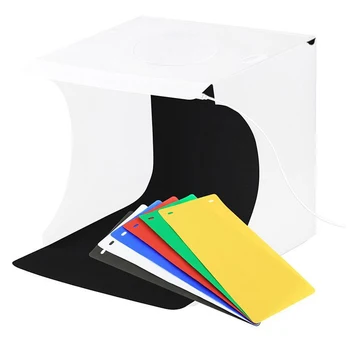 

New Photo Studio Photography Lighting Tent Light Room Mini Box + 6pcs Backdrops Portable Tabletop Studio Set