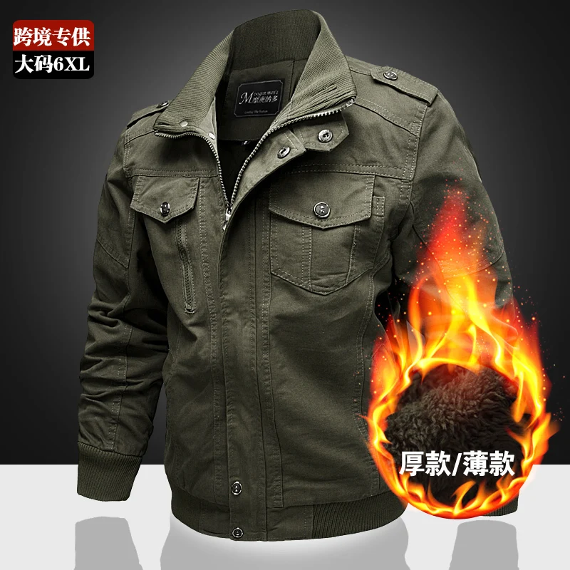 

2019 Military Jackets Men Pilot Coat Army Men's Bomber Jackets Cargo Flight Jackets Spring Autumn Cotton Windbreaker Male Clothe