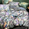 600TC Egyptian Cotton Flower Bird Digital Printing Bedding Sets 4pcs Bed Linen Duvet Cover Set Luxury Bed Sheets Pillowcases #s ► Photo 2/6