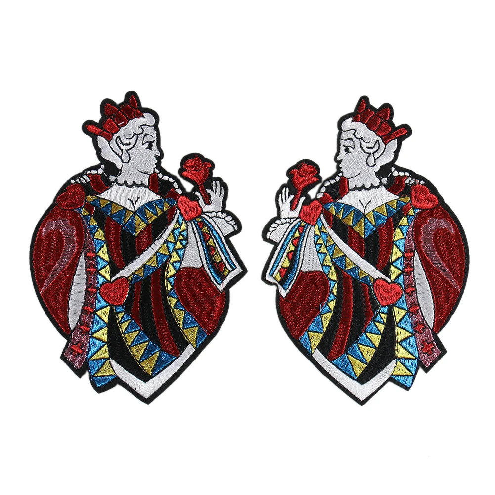 1 шт. верхние нашивки приклеиваемая утюгом нашивка с цветочной вышивкой розы