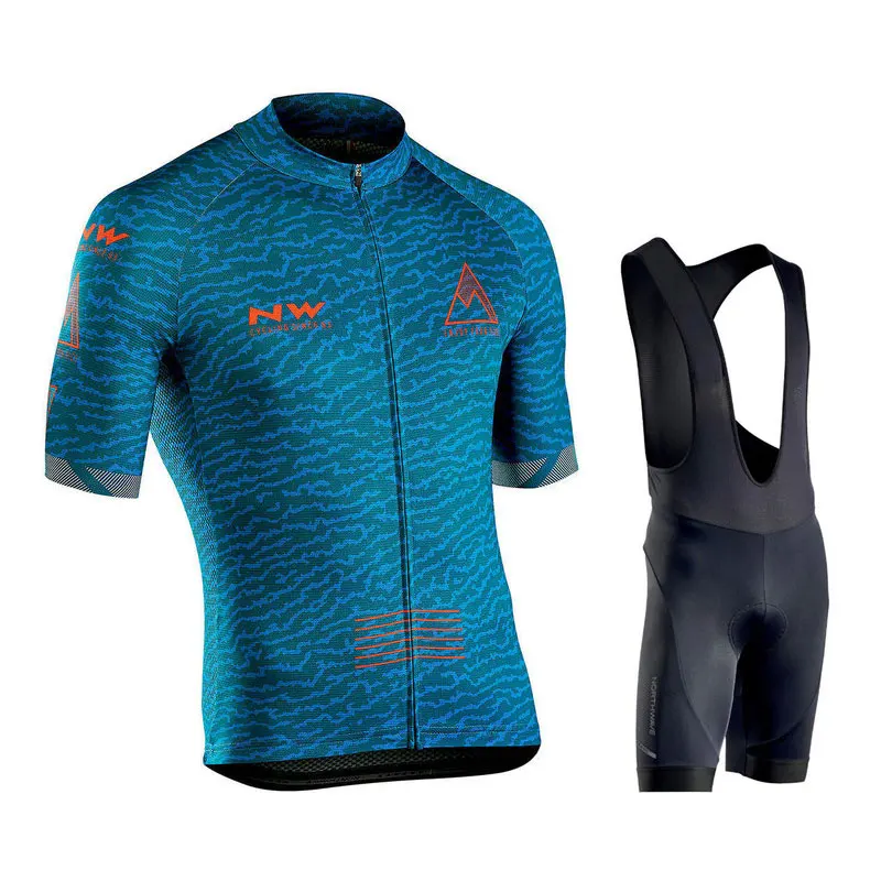 cycling set1 NORTHWAVE Wave, короткий рукав, Джерси, Pro Team Nw, одежда для велоспорта, Ropa Ciclismo Hombre, летняя форма для горного велосипеда, для езды на велосипеде - Цвет: cycling set1