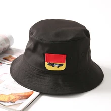 Двухсторонняя уличная Рыбацкая шляпа женская панама Панама Шляпы Весна Лето Пляж Солнцезащитный козырек черный фиолетовый Рыбацкая шляпа хлопковые шапки