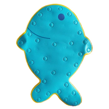 

Fish-Shaped Non-Slip Baby Bath Mat Suction Cup Toddler Safety Shower Pad