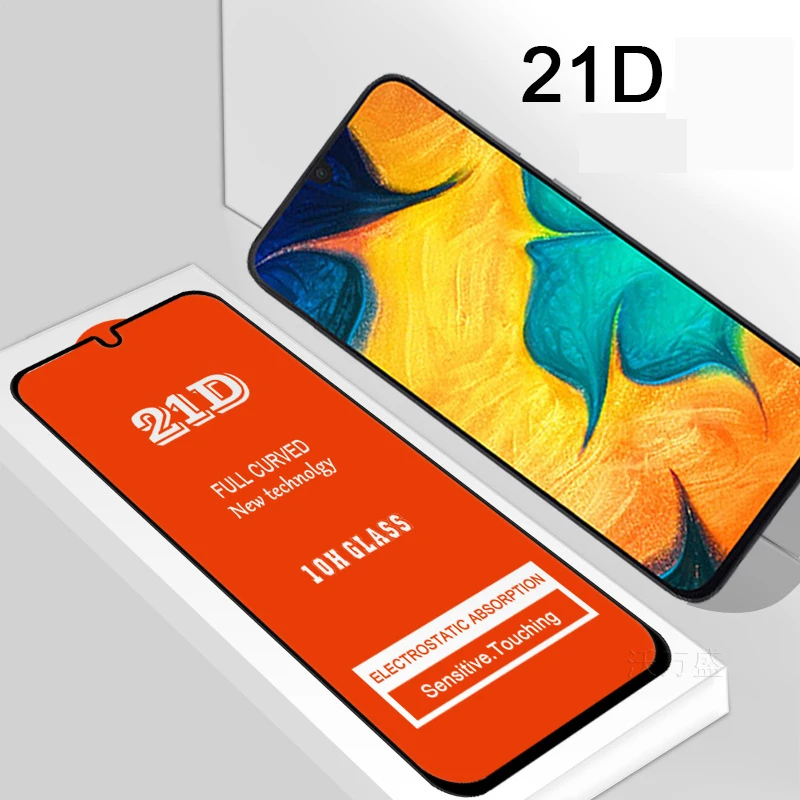 100 шт 21D закаленное стекло полное покрытие против царапин для VIVO Y97 Y95 Y93 Y17 Y15 Y3 V15 V11i Pro NEX 2 9H протектор экрана с коробкой