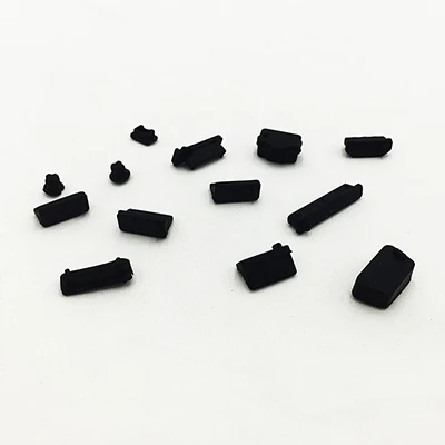 black 13 шт./компл. для Macbook противопыльная заглушка ноутбука кожного покрова Защитная фиксаторы уход за кожей лица маска пылезащитные заглушки для ноутбука с защитой от пыли usb компьютерные аксессуары - Цвет: black