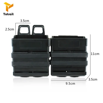 

TOtrait Tactical AR M4 5.56 FastMag Molle Pouch Military Wargame Airsoft Fast Mag Holder Hunting Pistol Magazine Dump Pouch