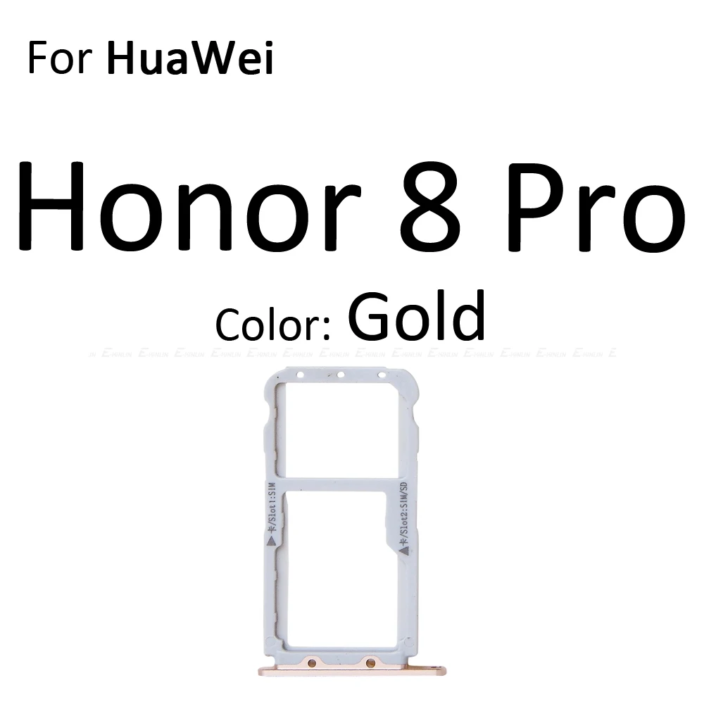 Высокое качество Micro SD/Sim карты лоток гнездо адаптера для Huawei Honor 8 Pro Lite Разъем Держатель Слот ридер контейнер