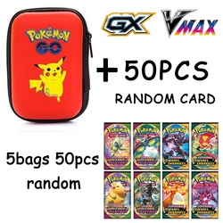 Sac de rangement pour cartes Pokemon Tcg, Tomy, boîte de rangement pour écouteurs de jeu, capacité de 50 pièces 