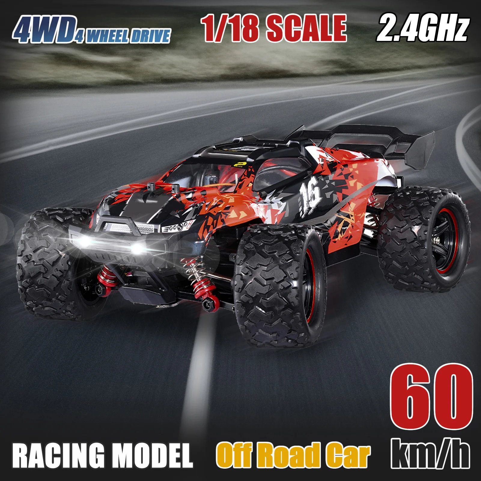Hospeed Hs18423 Rc Car 2.4ghz 1:18 Off 