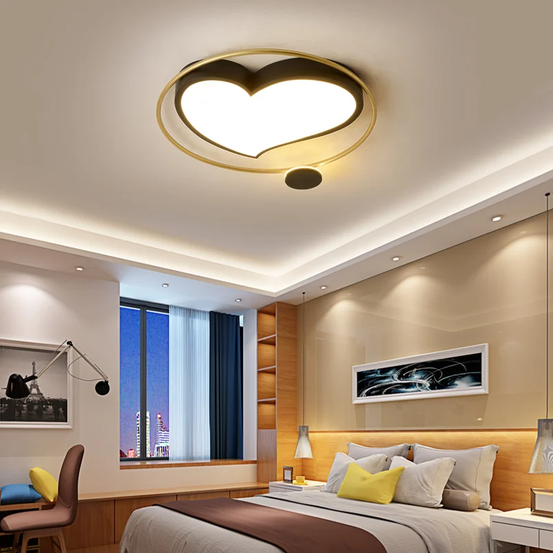

Bedroom Ceiling Lights Romantic Simple Modern led Ceiling Lamp Nordic creative personality children's room balcony living room