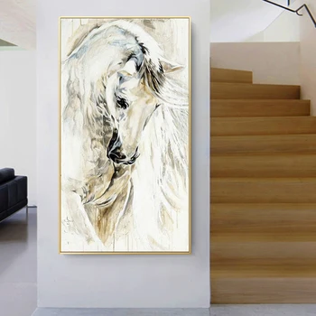 

Canvas Painting Wall Art Canvas Print Animal Picture The Horse Painting for Living Room Home Decor No Frame Wall Home Decor