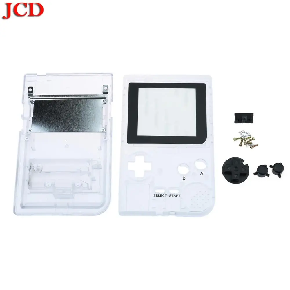 No11 JCD DIY Полный Чехол Корпус Замена для Gameboy Карманная игровая консоль для GBP Оболочка Чехол пуговицы прозрачный DIY комплект - Цвет: No11