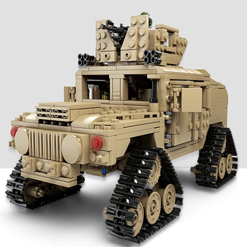 KAZI 1463 шт. 2 в 1 Танк бронированный автомобиль технологии строительный блок M1A2 ABRAMS