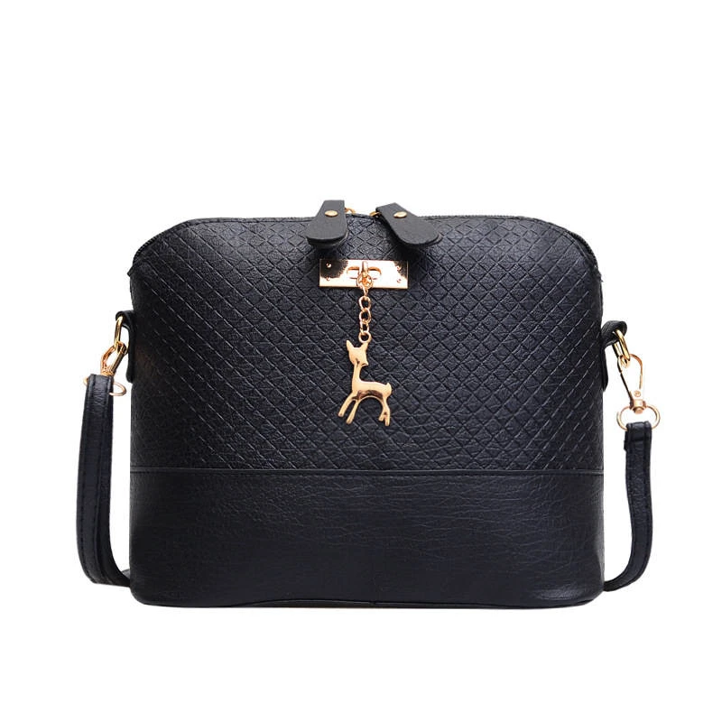 

2019 Women Bag Messenger Bags Fashion Bag With Deer Toy Shell Shape Girls Shoulder Crossbody Bags Sac A Main Femme