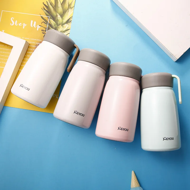 

Portable Stewing Pot Stainless Steel Children Braised Beaker Insulated Vacuum Thermal Lunch Box Children Gift