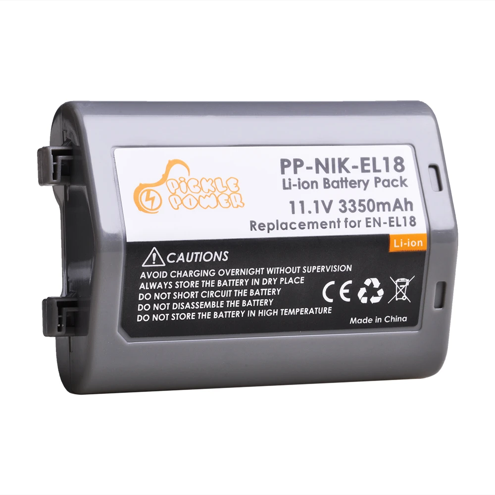 Batteria EN-EL18d Premium 10.8V 3350mAh Per Nikon D4, D5, D6, Z9 - Ricambio Alta Capacità