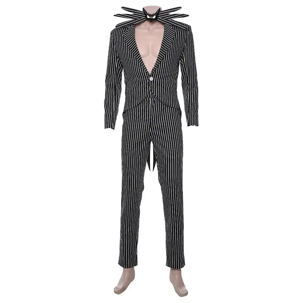 

CosDaddy Nightmare Christmas Jack Skellington Cosplay Costume Men's Suit
