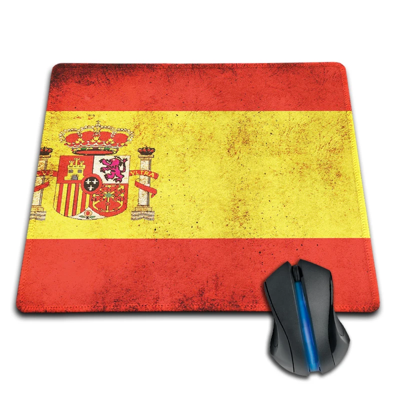 

High Quality Mousepad for Spain Flag New Anti-Slip PC Laptop Mouse Mat Mice Pad for Optical Trackball Laser Mouse Drop shipping