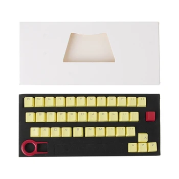 

PBT 37 Keys Double shot Translucidus Backlit Keycaps for Mechanical Keyboard