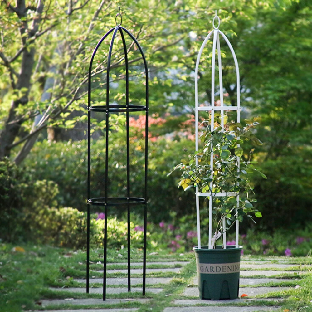 Metal Flower Stand Vines Climbing Planter Trellis Plant Flower Vine
