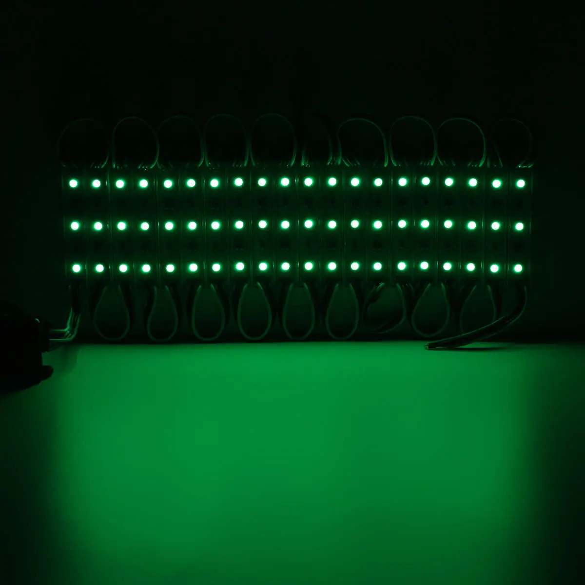 60/70/80/90/100/200pcs RGB SMD5050 Светодиодный модуль для магазина Светодиодная светильник Светодиодная Лампа переднего окна+ Питание+ пульт дистанционного управления DC12V