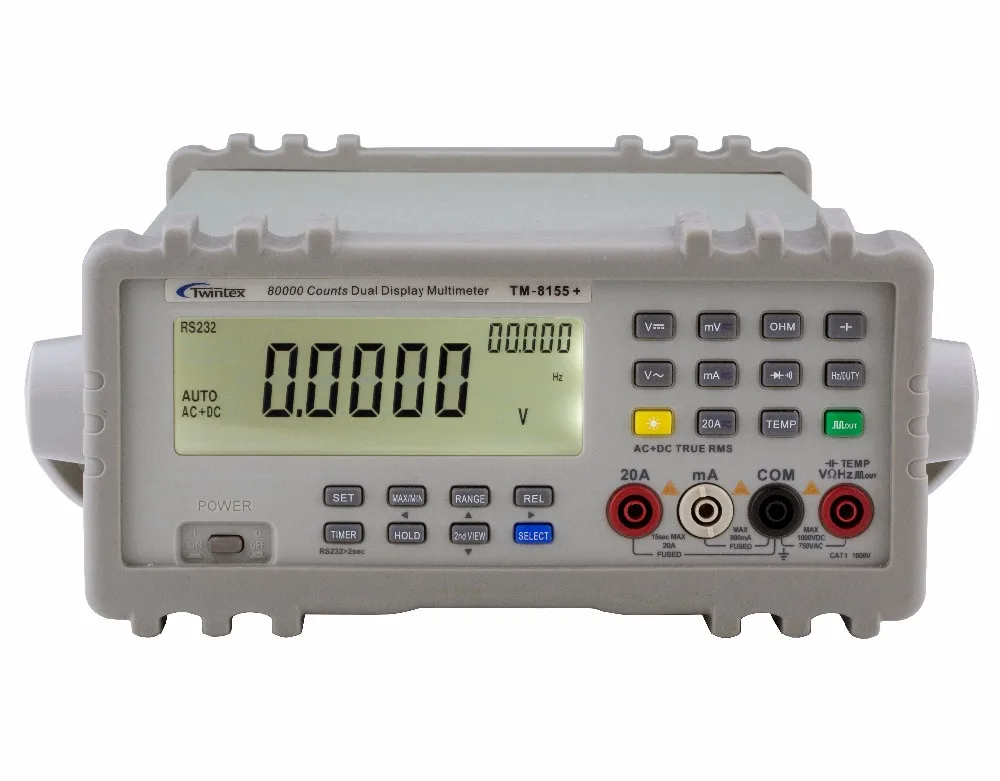 US $440.00 TM8055 True RMS 4 12 Digits 19999 Display Bench Digital Multimeter