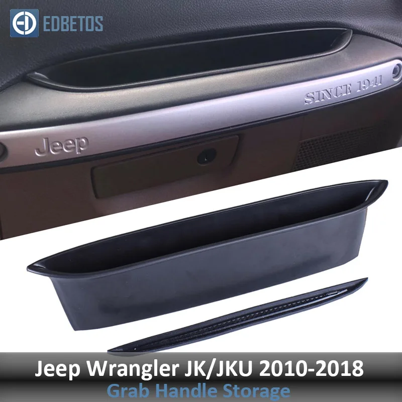 JK JKU 2011-2018 Поручень для хранения лоток для 2007- 20172018 Jeep Wranger JK JKU JL гладиаторы JT для Грузовиков Передний Органайзер Grabtray - Цвет: JK JKU 2011-2018