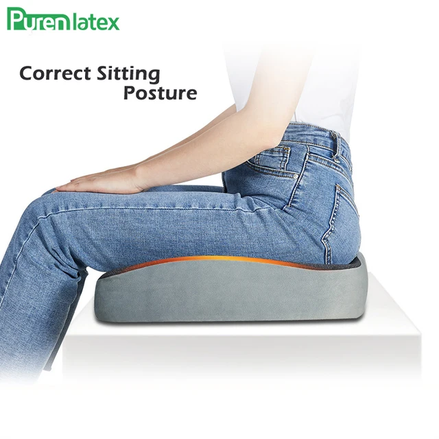 Pureenlatex Memória Habpárna Ortopédiai Szék Párna Ülés Pad Aranyér? - Image 4