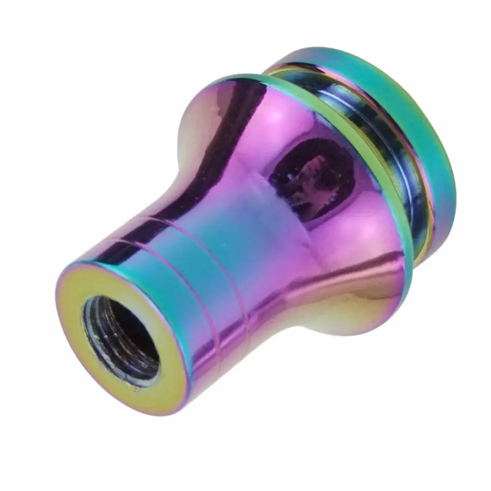 M12X1.25,Polished Multicolor Shift Knob Boot Retainer for Gear Shifter Lever