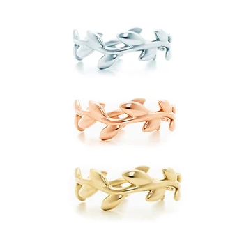 

925 sterling silver fashion simple clover leaf woman ring holiday gift free shipping