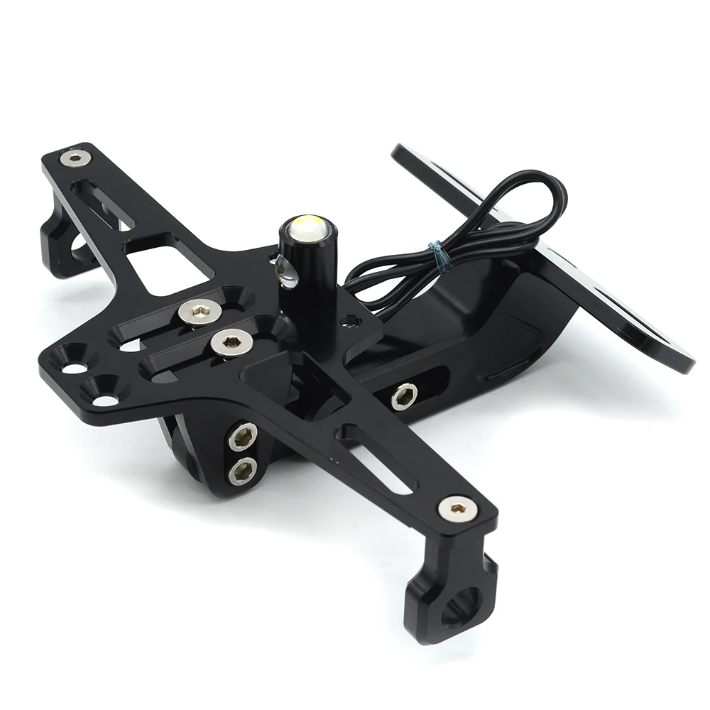 Универсальная алюминиевая рама номерного знака для мотоцикла с регулируемым